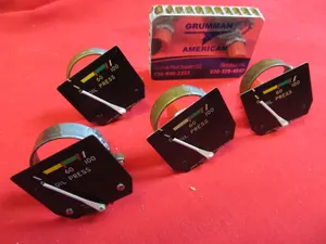 Grumman oil pressure gauge tested each to correct markings AA1-AA-5 series all